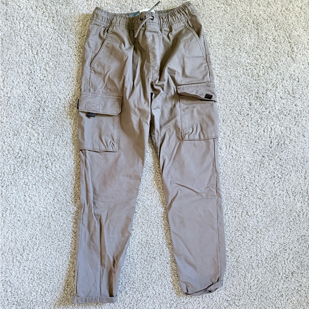 Boys Gray Cargo Pants